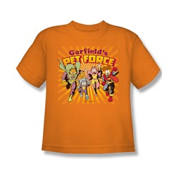 Garfield - Pet Force Burst Big Boys T-Shirt In Orange