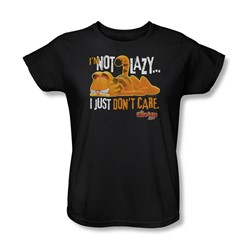 Garfield - Not Lazy Womens T-Shirt In Black