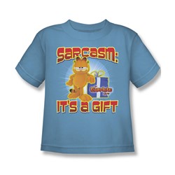 Garfield - Sarcasm Little Boys T-Shirt In Carolina Blue