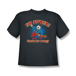 Garfield - Super Big Boys T-Shirt In Charcoal