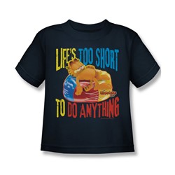 Garfield - Too Short Little Boys T-Shirt In Navy