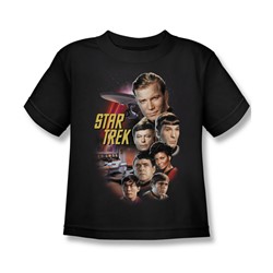 Star Trek - St / The Classic Crew Little Boys T-Shirt In Black