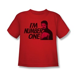 Star Trek - St: Next Gen / I'M Number One Little Boys T-Shirt In Red