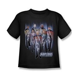 Star Trek - St: Next Gen / Beam Us Up Little Boys T-Shirt In Black