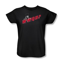 Star Trek - St: Next Gen / Wwqd Womens T-Shirt In Black