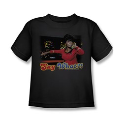 Star Trek - St / Say What? Little Boys T-Shirt In Black