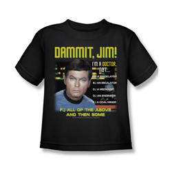 Star Trek - St / All Of The Above Little Boys T-Shirt In Black