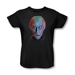 Star Trek - St / Balok Head Womens T-Shirt In Black
