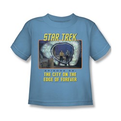 Star Trek - St / Edge Of Forever Little Boys T-Shirt In Carolina Blue