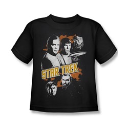 Star Trek - St / Graphic Good Vs. Evil Little Boys T-Shirt In Black