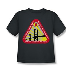 Star Trek - St / Starfleet Academy Little Boys T-Shirt In Charcoal