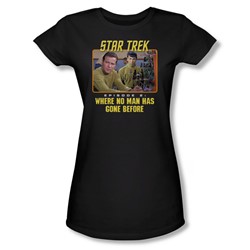 Star Trek - St / Episode 2 Juniors T-Shirt In Black