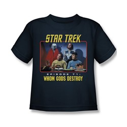 Star Trek - St / Episode 57 Little Boys T-Shirt In Navy