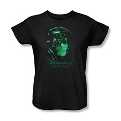 Star Trek - St: Next Gen / Resistance Is Futile Womens T-Shirt In Black