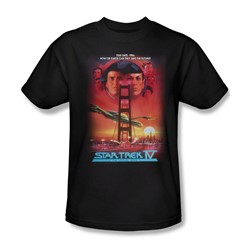 Star Trek - St / The Voyage Home Adult T-Shirt In Black