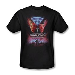Star Trek - St / The Final Frontier Adult T-Shirt In Black