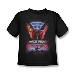 Star Trek - St / The Final Frontier Little Boys T-Shirt In Black