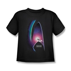 Star Trek - St: Next Gen / Generations Little Boys T-Shirt In Black