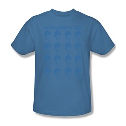 Star Trek - St / Manu Moods Of Spock Adult T-Shirt In Carolina Blue