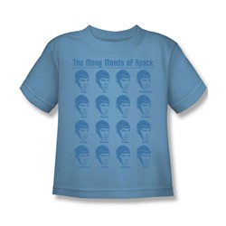 Star Trek - St / Manu Moods Of Spock Little Boys T-Shirt In Carolina Blue