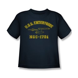 Star Trek - St / Enterprise Athletic Little Boys T-Shirt In Navy