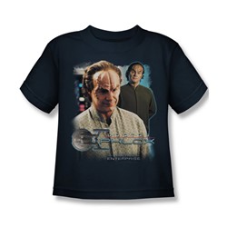 Star Trek - St: Enterprise / Doctor Phlox Little Boys T-Shirt In Navy