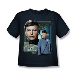 Star Trek - St / Doctor Mccoy Little Boys T-Shirt In Navy
