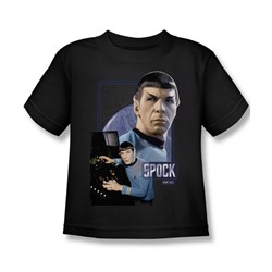 Star Trek - St / Spock Little Boys T-Shirt In Black