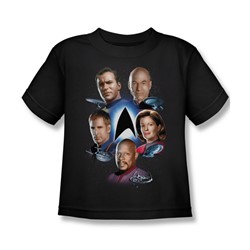 Star Trek - Starfleet's Finest Little Boys T-Shirt In Black