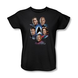 Star Trek - Starfleet's Finest Womens T-Shirt In Black