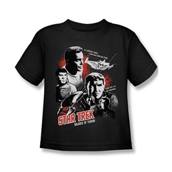 Star Trek - Balance Of Terror Little Boys T-Shirt In Black