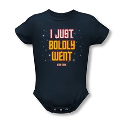 Star Trek - Boldly Went Infant T-Shirt In Navy