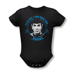 Star Trek - Almost Smile Infant T-Shirt In Black
