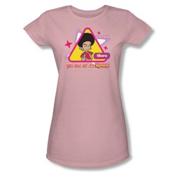 Star Trek - Quogs / Out Of My Space Juniors T-Shirt In Pink