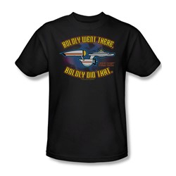 Star Trek - Quogs / Bold Adult T-Shirt In Black