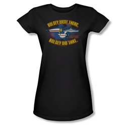 Star Trek - Quogs / Bold Juniors T-Shirt In Black