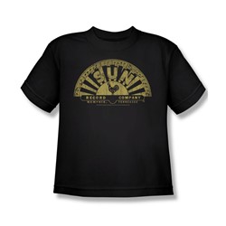 Sun Records - Tattered Logo Big Boys T-Shirt In Black