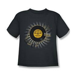 Sun Records - Established Little Boys T-Shirt In Charcoal