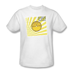 Sun Records - Fourty Five Adult T-Shirt In White
