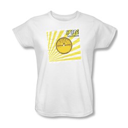 Sun Records - Fourty Five Womens T-Shirt In White