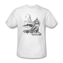 Batman - Overseer Adult T-Shirt In White