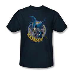 Batman - In The Crosshairs Adult T-Shirt In Navy