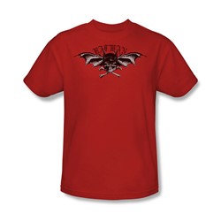 Batman - Wings Of Wrath Adult T-Shirt In Red