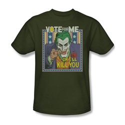 Batman - Dark Detective #1 Adult T-Shirt In Military Green
