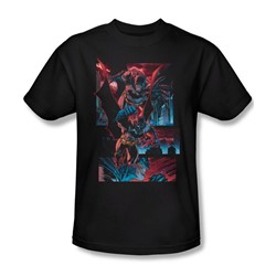 Batman - Dark Knight Panels Adult T-Shirt In Black