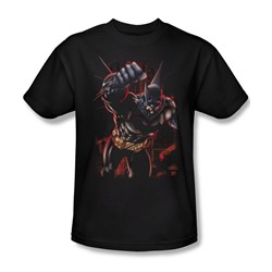 Batman - Crimson Knight Adult T-Shirt In Black