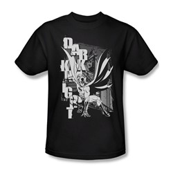 Batman - Vertical Letters Adult T-Shirt In Black