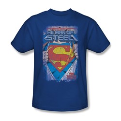 Superman - Legendary Adult T-Shirt In Royal Blue
