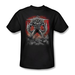 Superman - Doomsday Dust Adult T-Shirt In Black