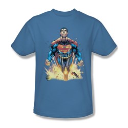 Superman - Superman #224 Cover Adult T-Shirt In Carolina Blue